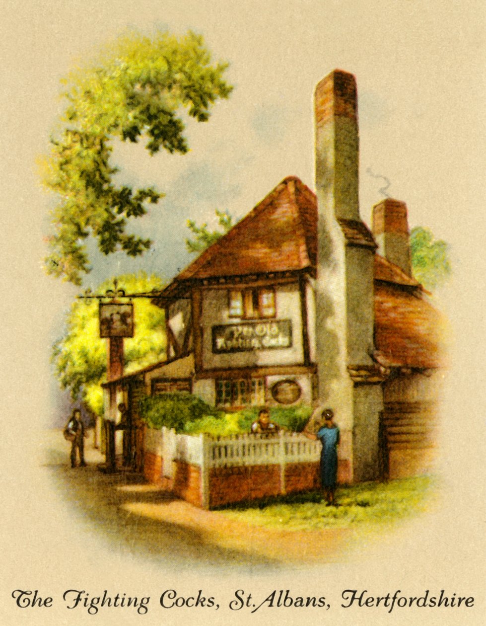 Kamphanerne, St. Albans, Hertfordshire, 1936. af Unbekannt