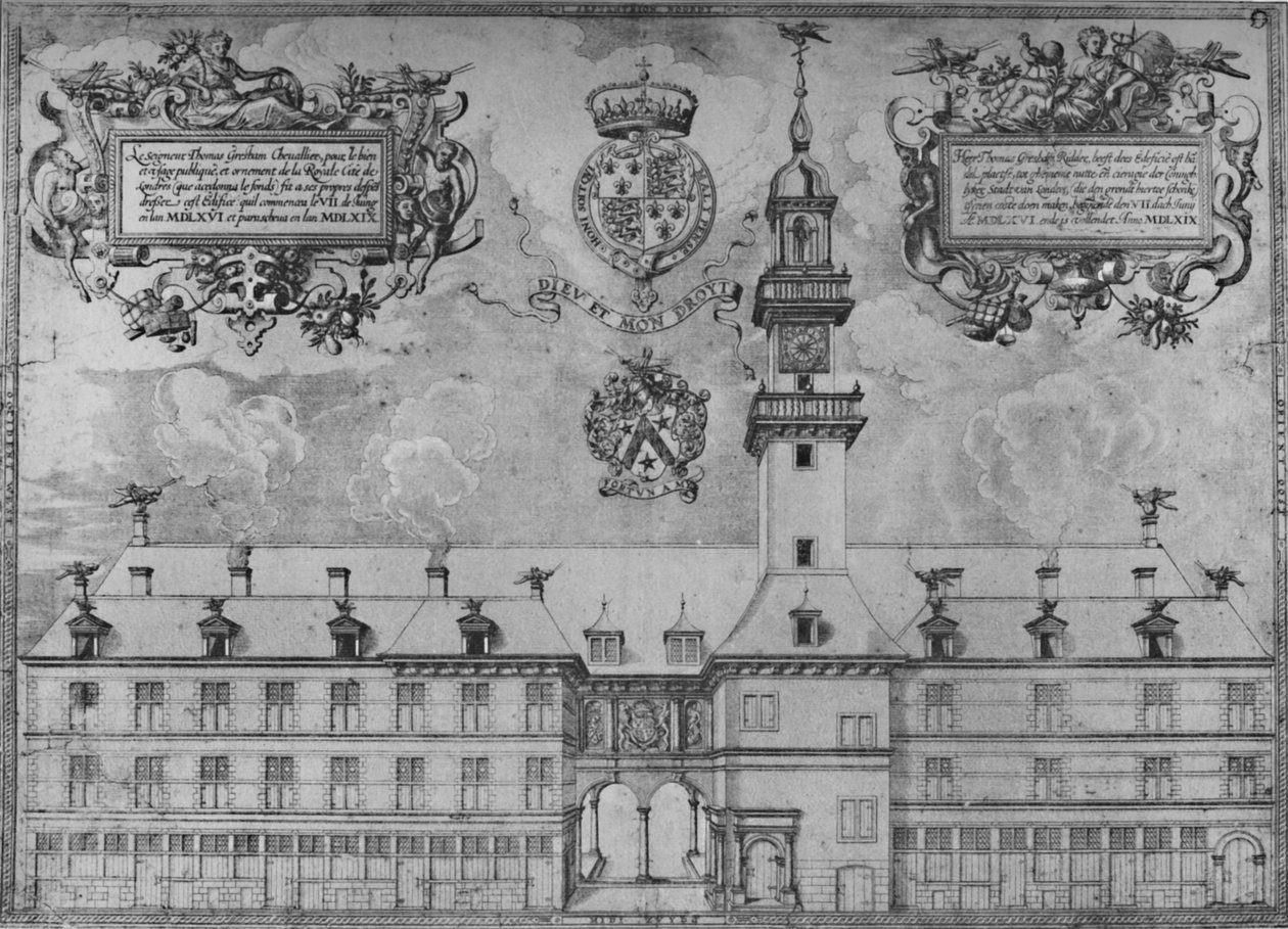 Den første kongelige udveksling i 1569, c1500-tallet, 1928 af Unbekannt