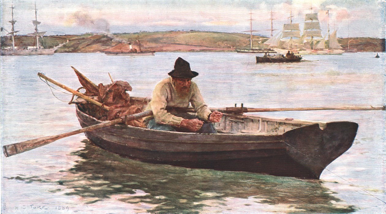 Fiskeren, c1902. af Unbekannt