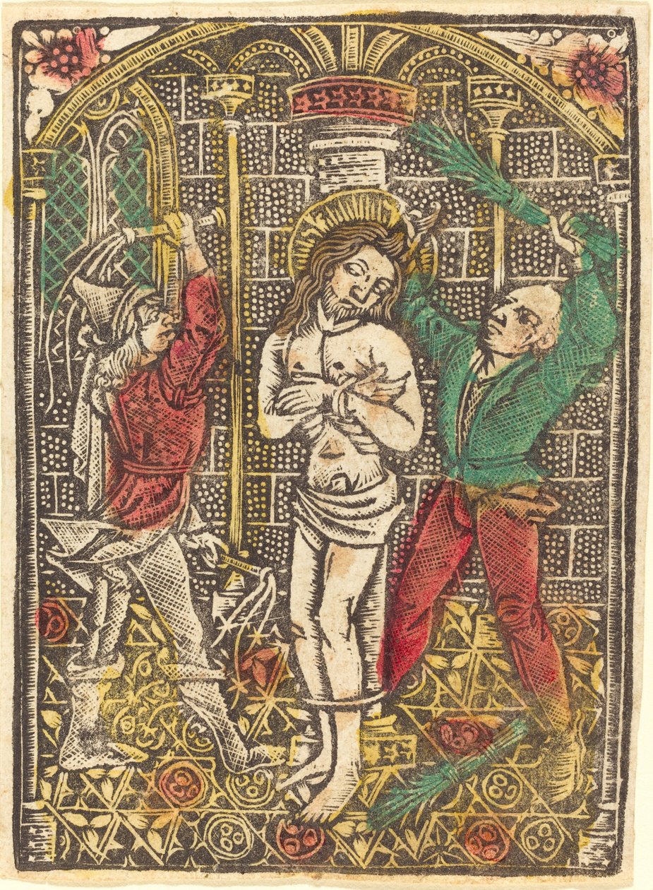 Flageleringen, ca. 1480. af Unbekannt