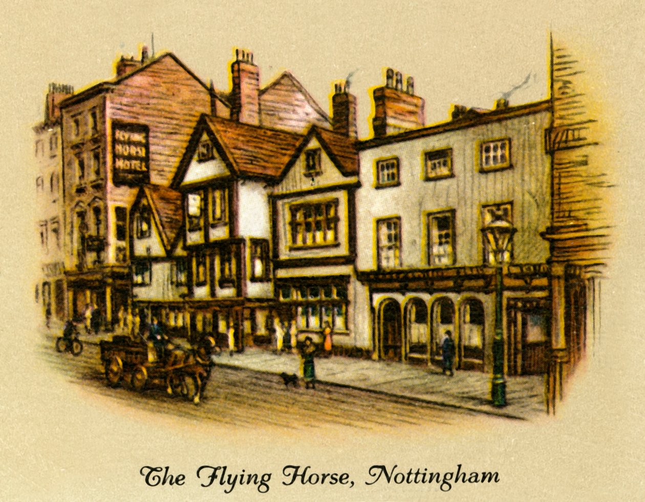 Den flyvende hest, Nottingham, 1936. af Unbekannt