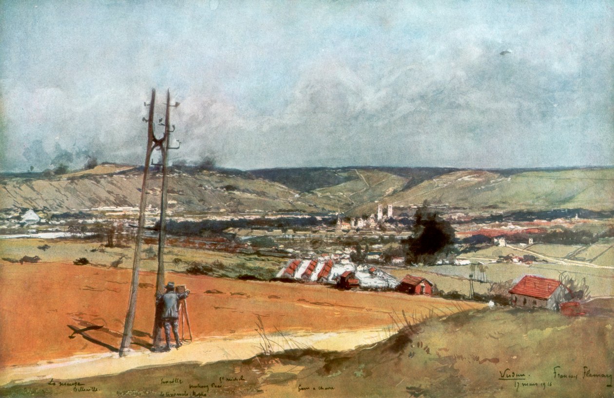 Fortene i Chaume, Verdun, Frankrig, 19. marts 1916, 1926 af Unbekannt