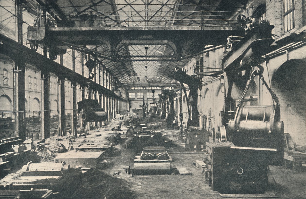 Støberiet ved Swindon Works, c1917 af Unbekannt