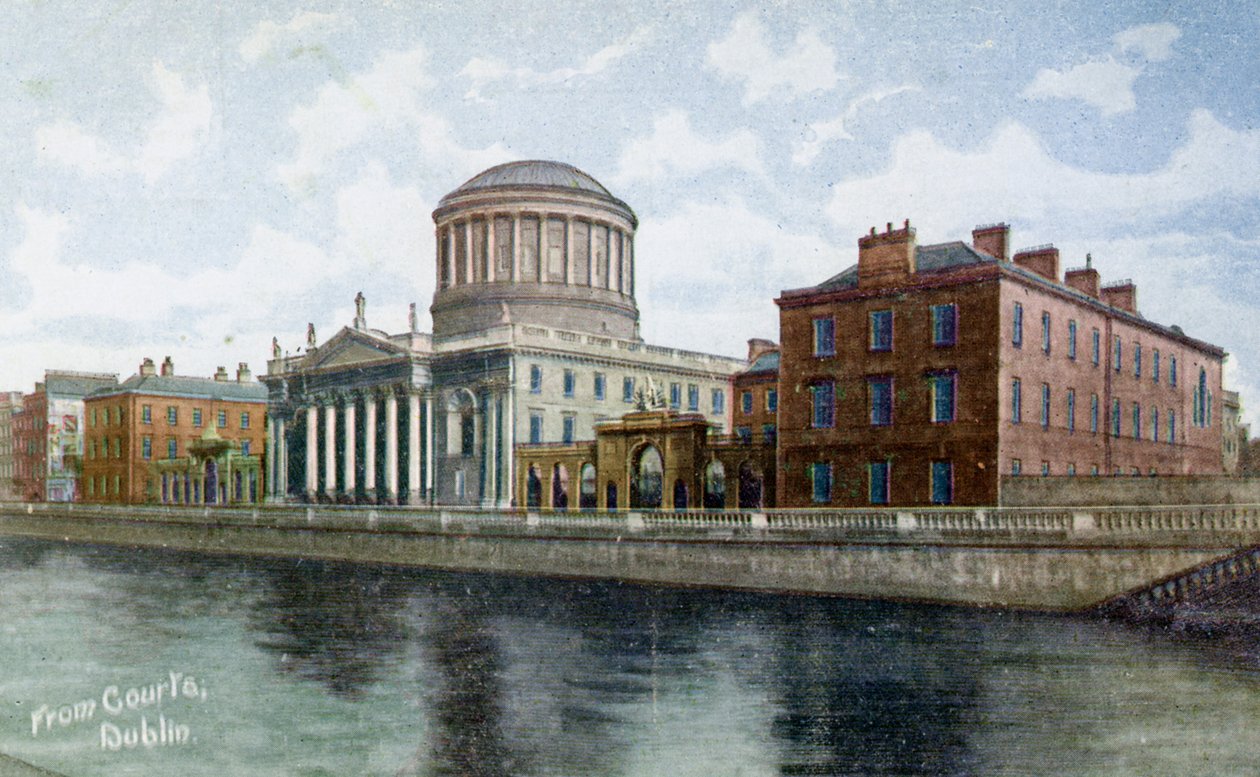 The Four Courts, Dublin, Irland, c1900-c1920s af Unbekannt