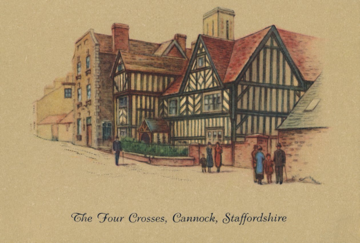 De fire kors, Cannock, Staffordshire, 1939 af Unbekannt