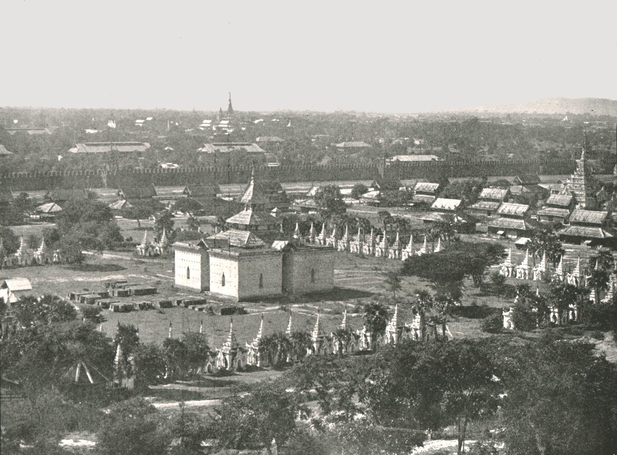 De fire hundrede og halvtreds templer, Mandalay, Burma, 1895. af Unbekannt