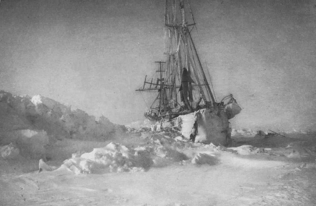 Framen i isen, 1895, 1897 af Unbekannt