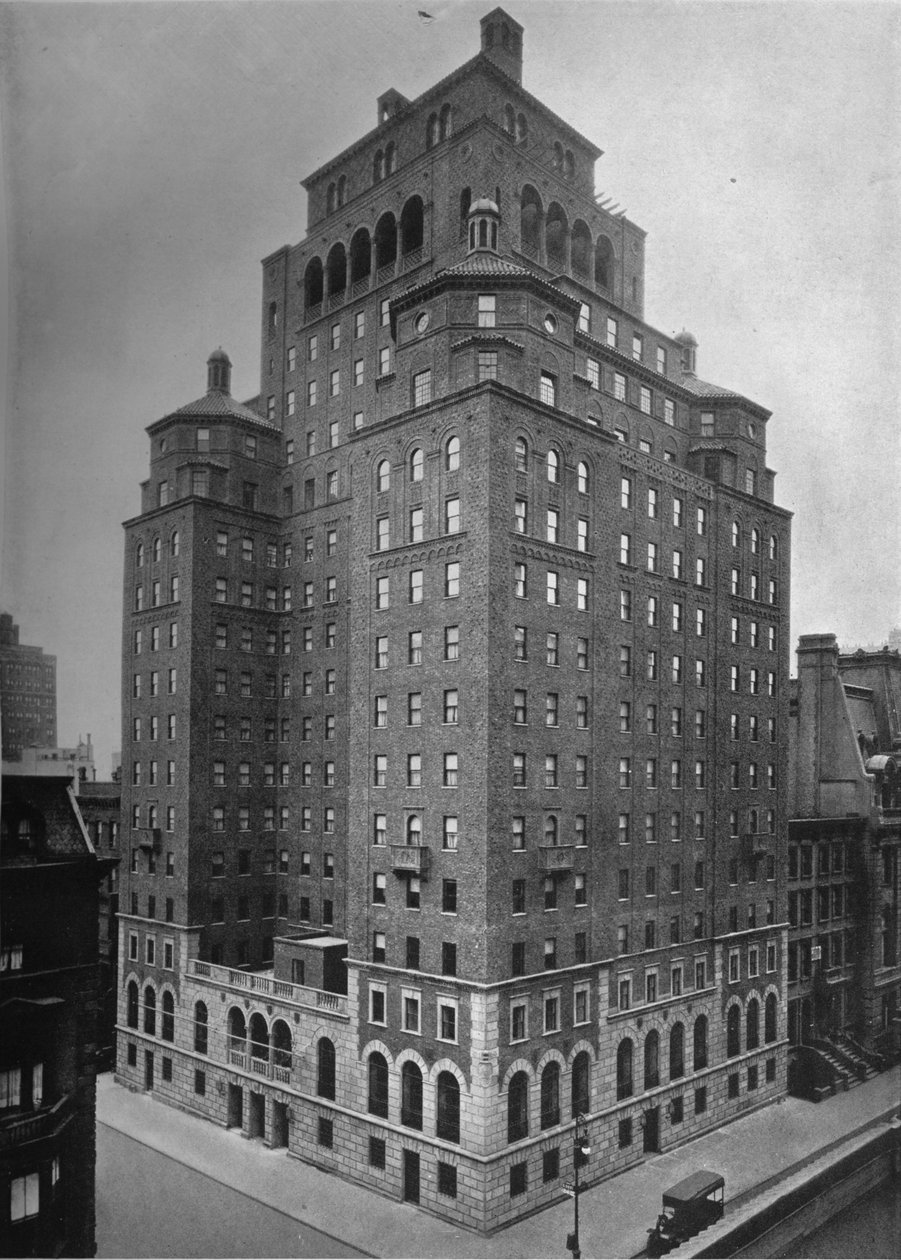 The Fraternity Clubs Building, New York City, 1924 af Unbekannt