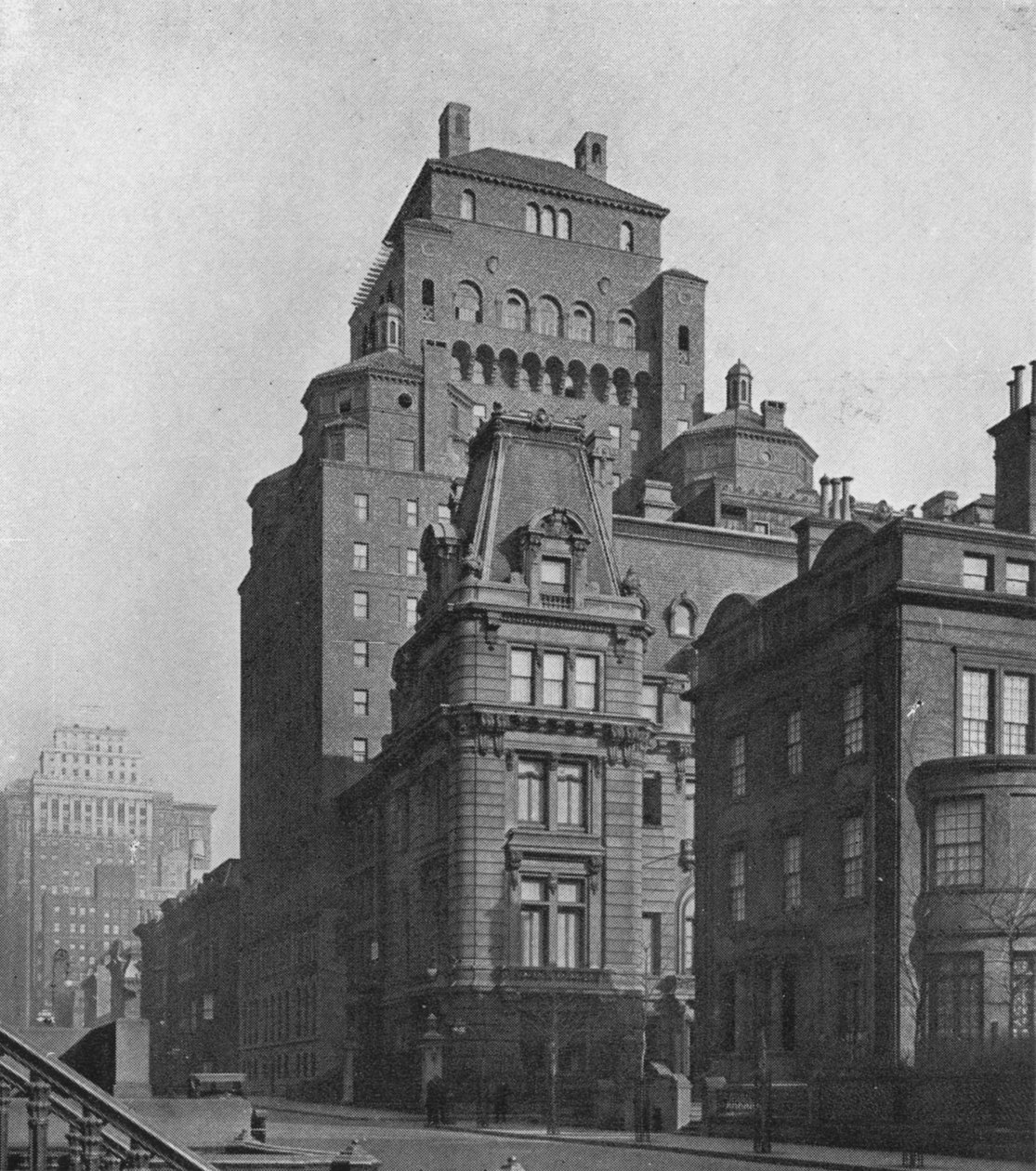 The Fraternity Clubs Building fra Madison Avenue, New York City, 1924 af Unbekannt