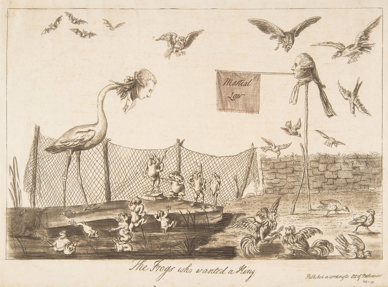Frøerne der ville have en konge, 14. juli 1789. af Unbekannt