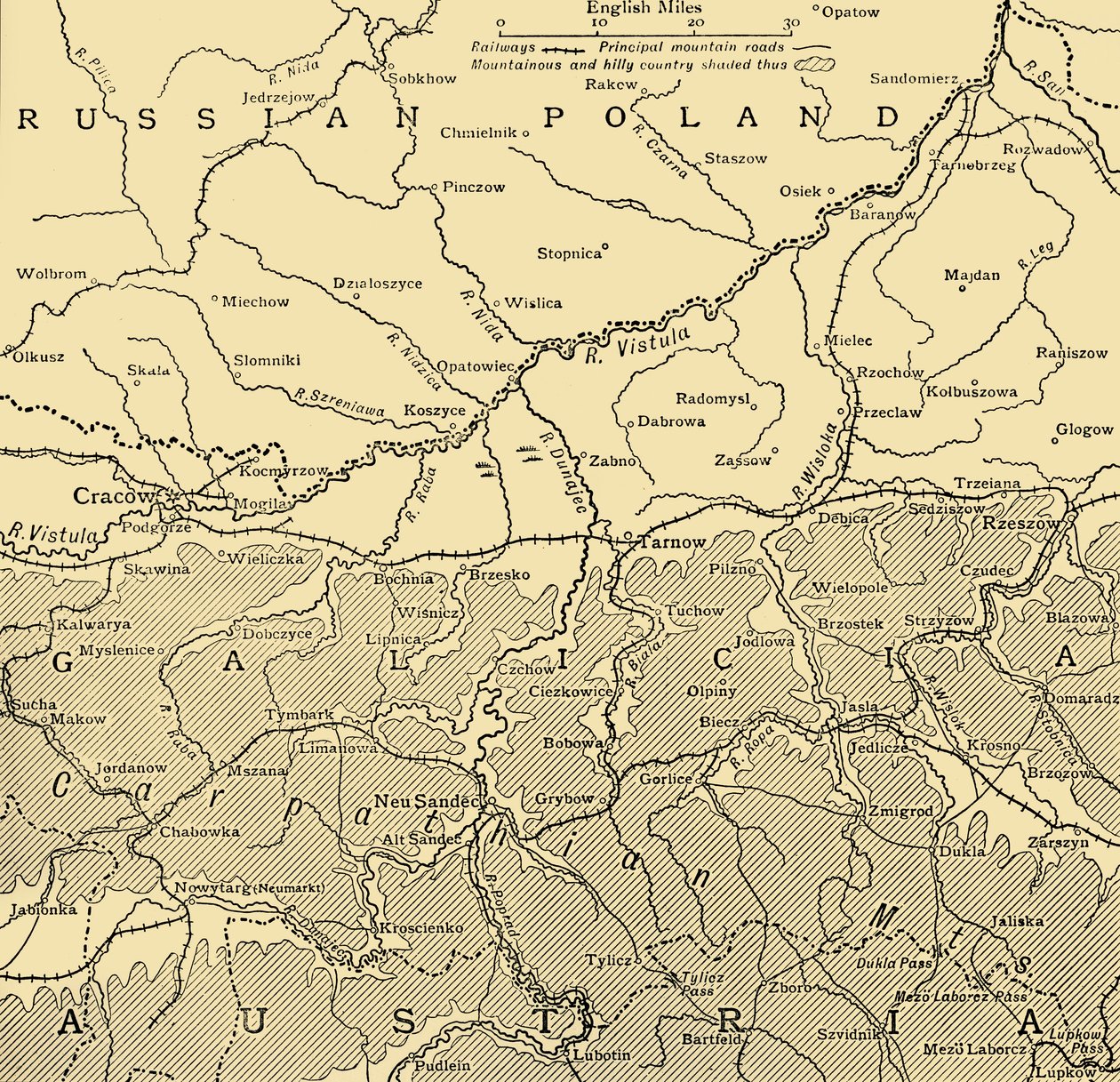 Den galiciske kampagne, første verdenskrig, c1915, c1920. af Unbekannt