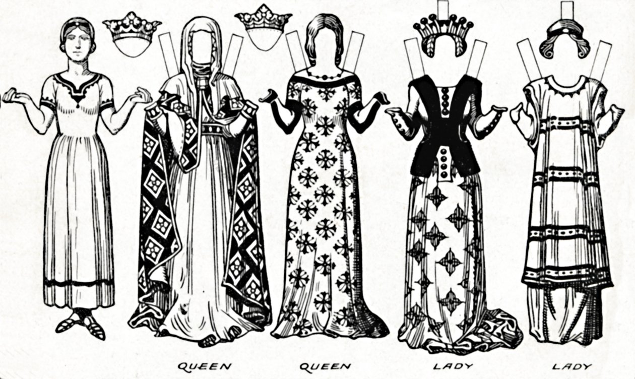 The Gallery of British Costume: Dress Worn in the Reign of the First Edward, c1934 af Unbekannt