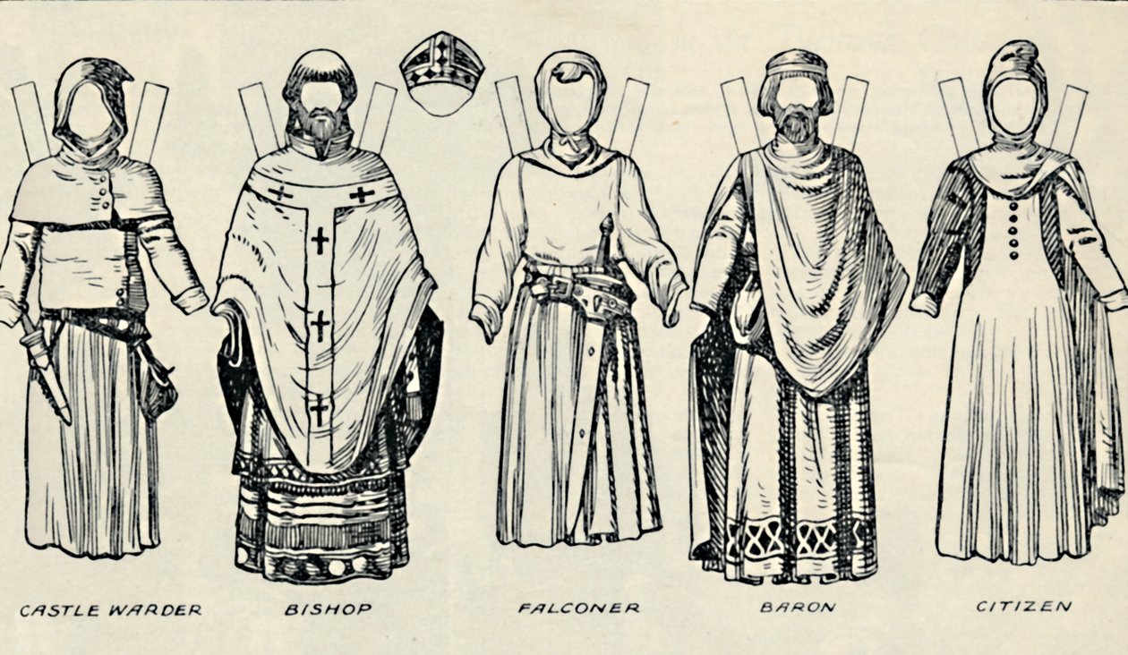 The Gallery of British Costume: How The English Dressed in King Johns Time, c1934 af Unbekannt
