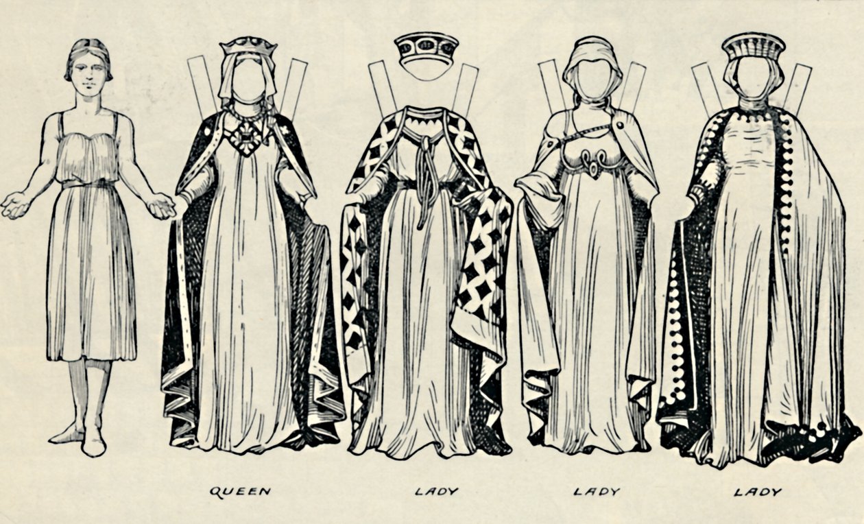 The Gallery of British Costume: How The English Dressed in King Johns Time, c1934 af Unbekannt