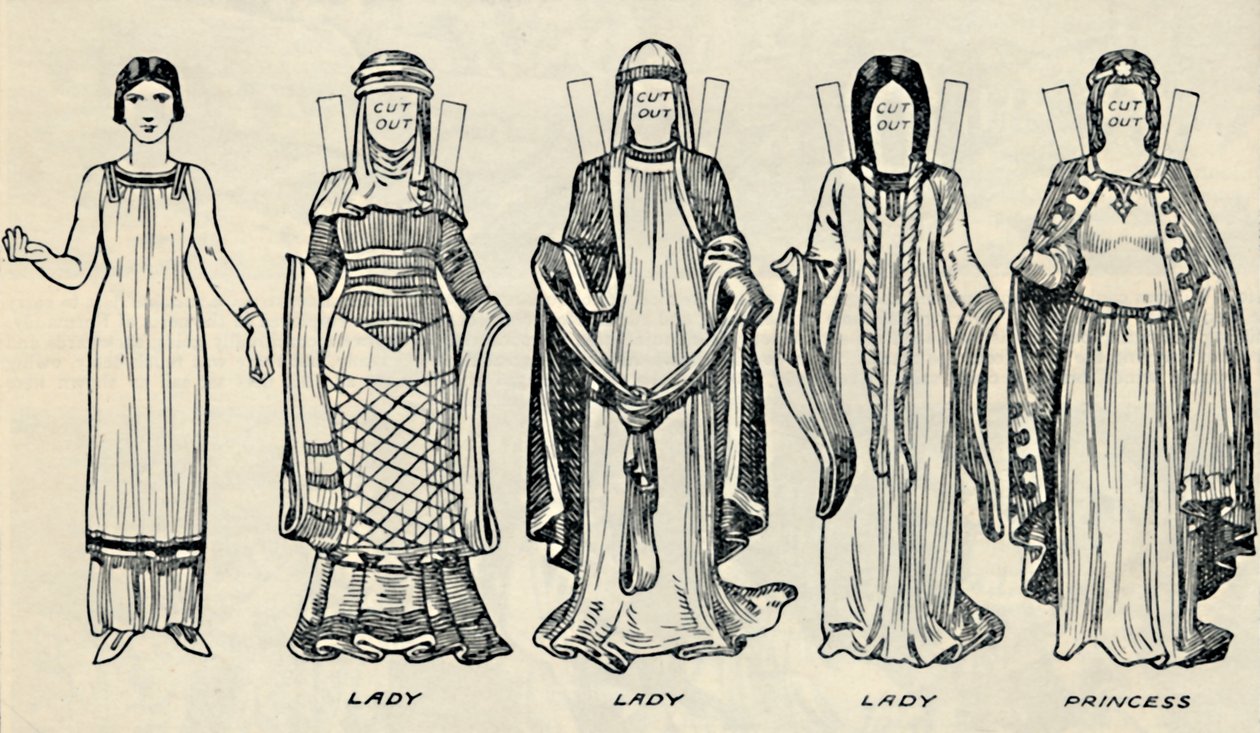 The Gallery of British Costume: The Dress People Wore in Norman Times, c1934 af Unbekannt