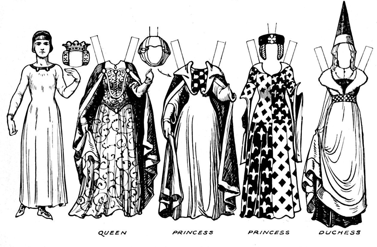 The Gallery of Costume: In the Days of the Second and Third Edwards, c1934 af Unbekannt
