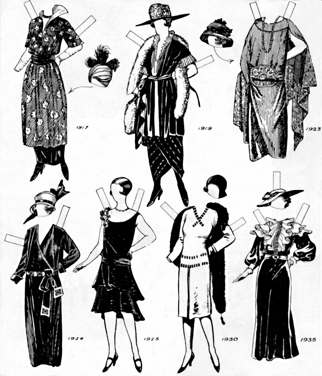 The Gallery of Historic Costume: Kjoler båret i løbet af det tyvende århundrede, c1934 af Unbekannt