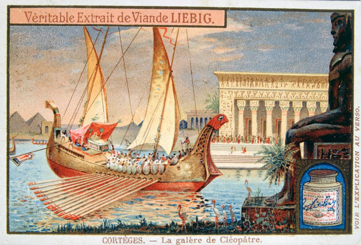 The Galley of Cleopatra, c1900 af Unbekannt