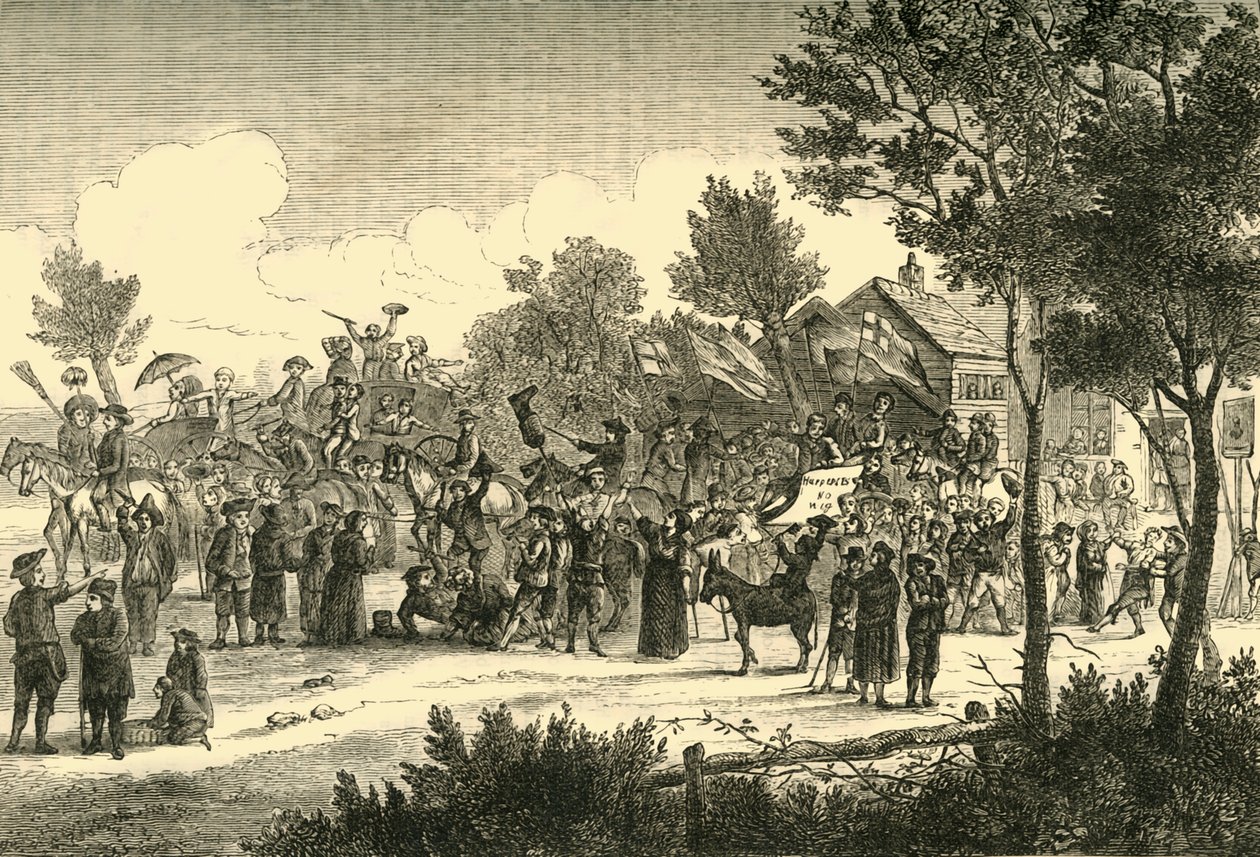 Garratt-valget, c1878. af Unbekannt