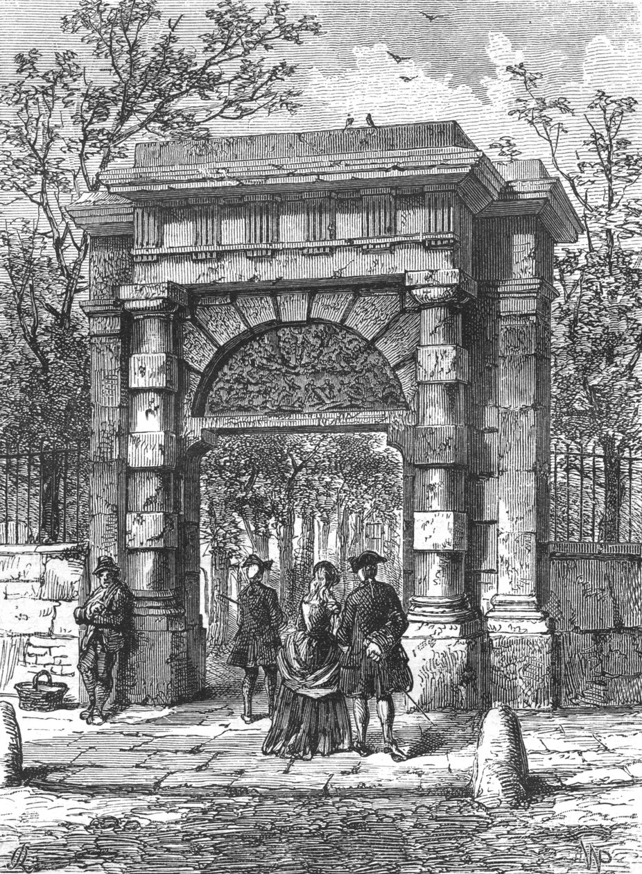 Porten til St Giless, 1897 af Unbekannt