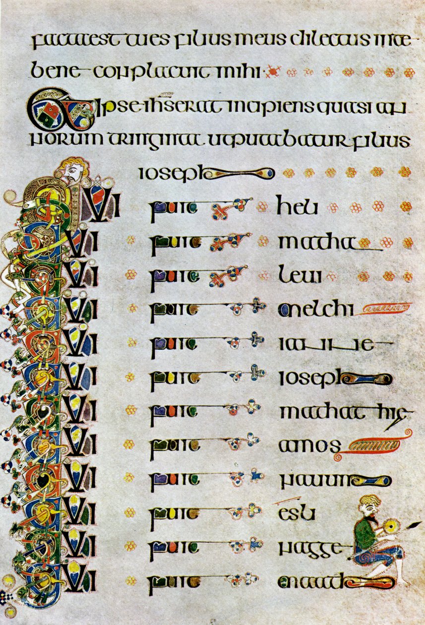 The Genealogy of Christ, 800 AD, 20. århundrede af Unbekannt