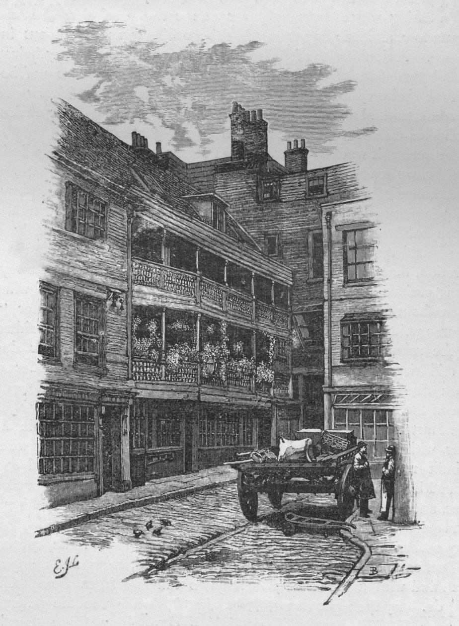 The George Inn, Borough, 1890 af Unbekannt