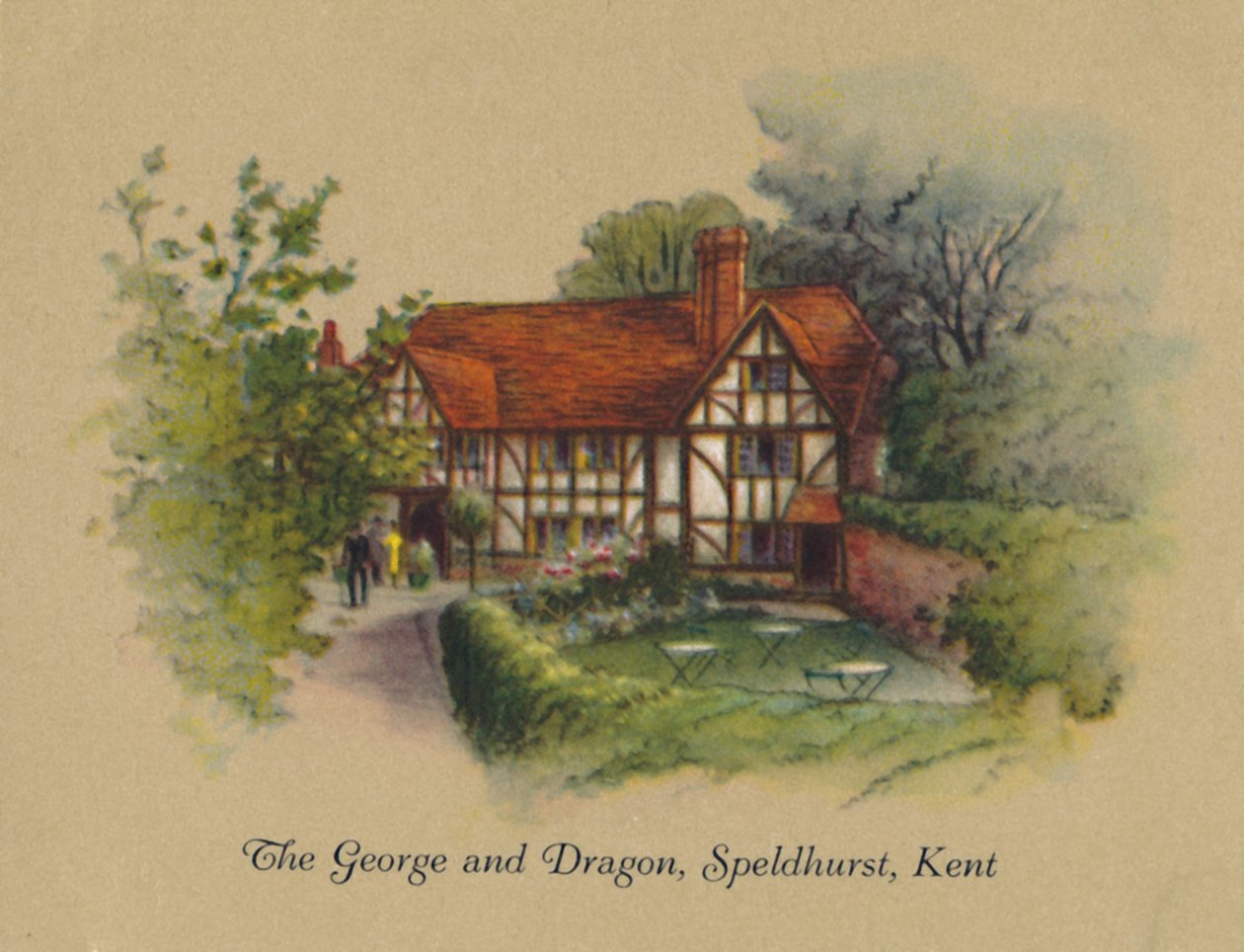 The George and Dragon, Speldhurst, Kent, 1939 af Unbekannt