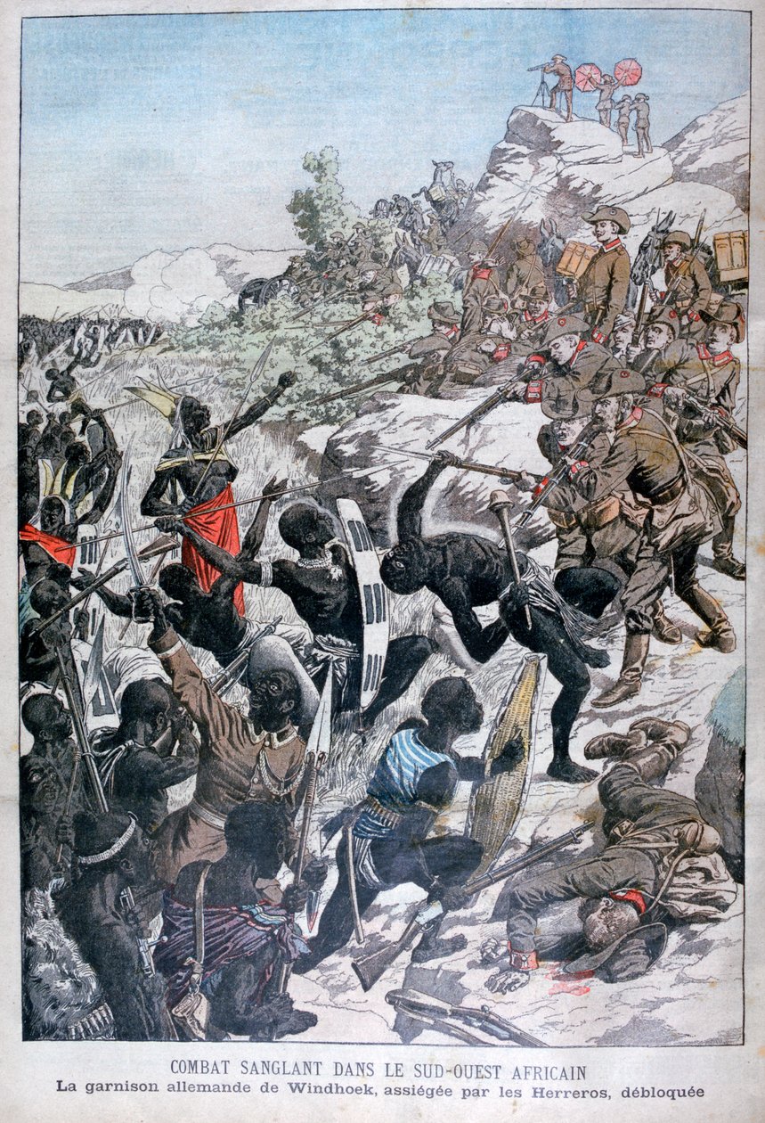 Den tyske garnison i Windhoek, belejret af Hereroerne, Sydvestafrika, 1904 af Unbekannt