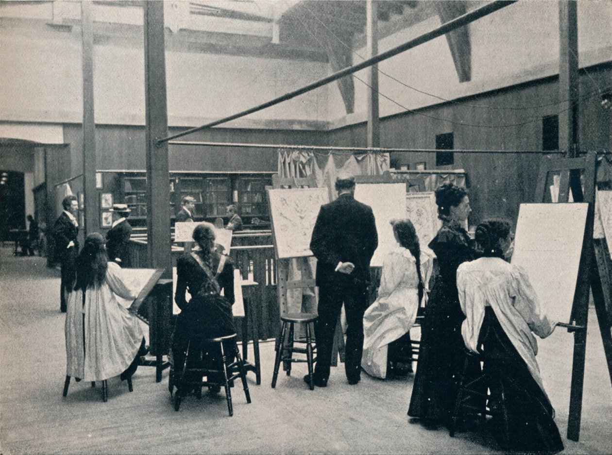 Glasgow School of Art, museet, c1900 af Unbekannt