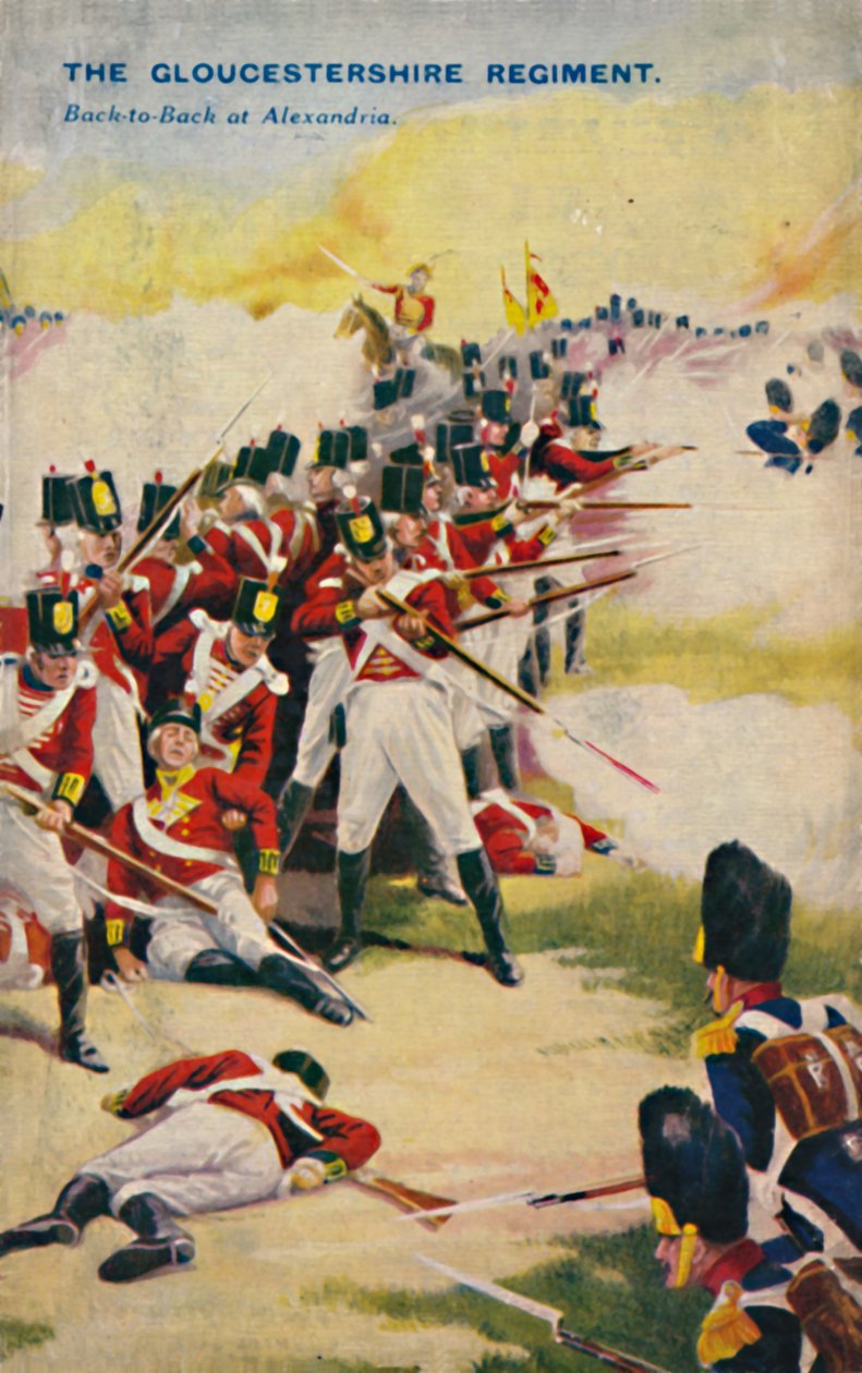 Gloucestershire Regiment. Ryg-til-ryg i Alexandria, 1801, 1939. af Unbekannt