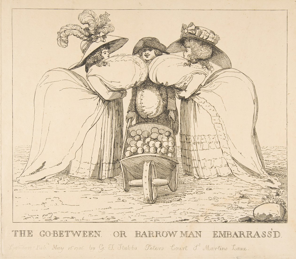 The Go-Between eller Barrow Man Embarrassd, 15. maj 1786. af Unbekannt