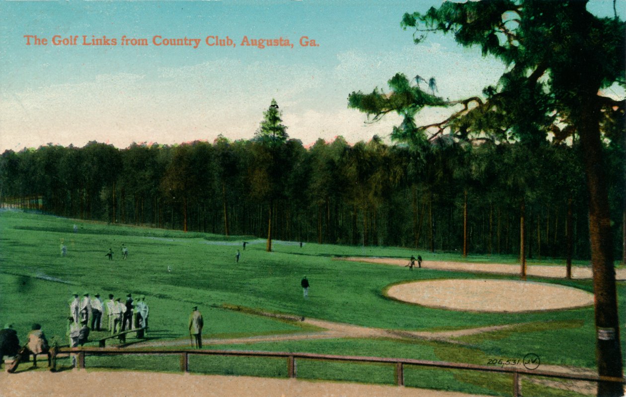 The Golf Links fra Country Club, Augusta, Georgia, c1910 af Unbekannt
