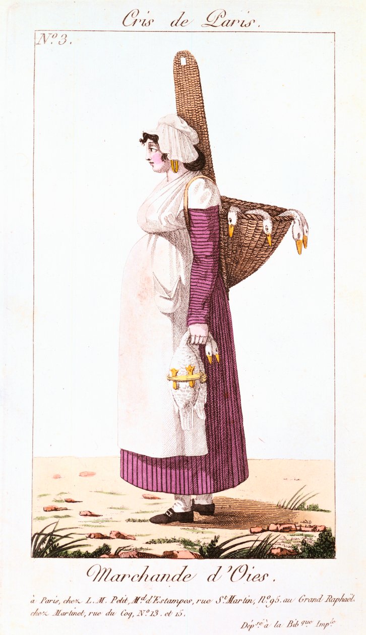 Gåsælgeren, 1826 af Unbekannt