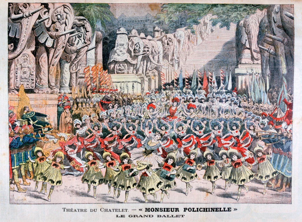 The Grand Ballet, Theatre du Chatelet, Paris, 1904 af Unbekannt