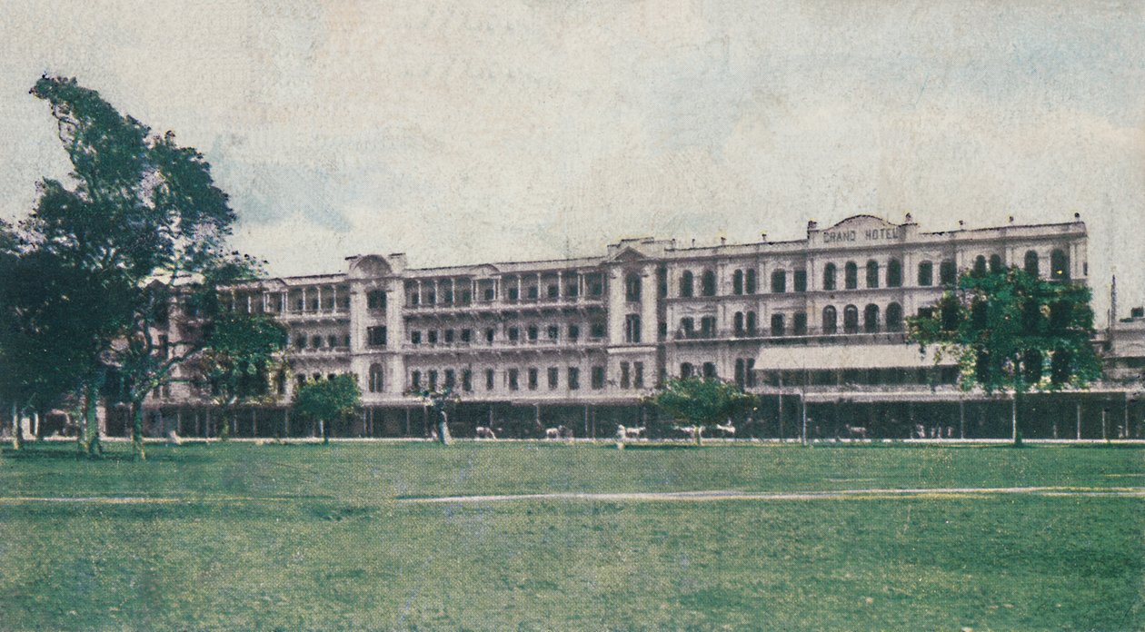 The Grand Hotel, Calcutta, 1911. af Unbekannt