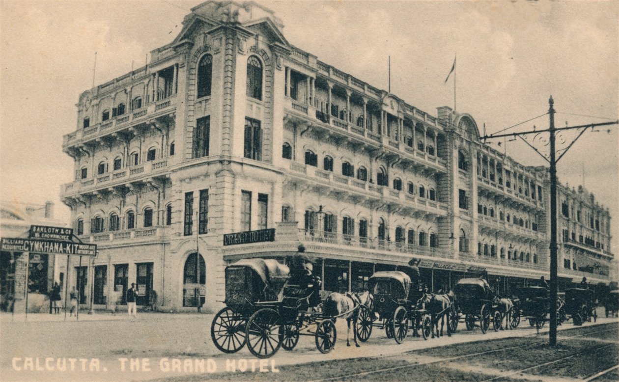 The Grand Hotel, Calcutta, c1920 af Unbekannt