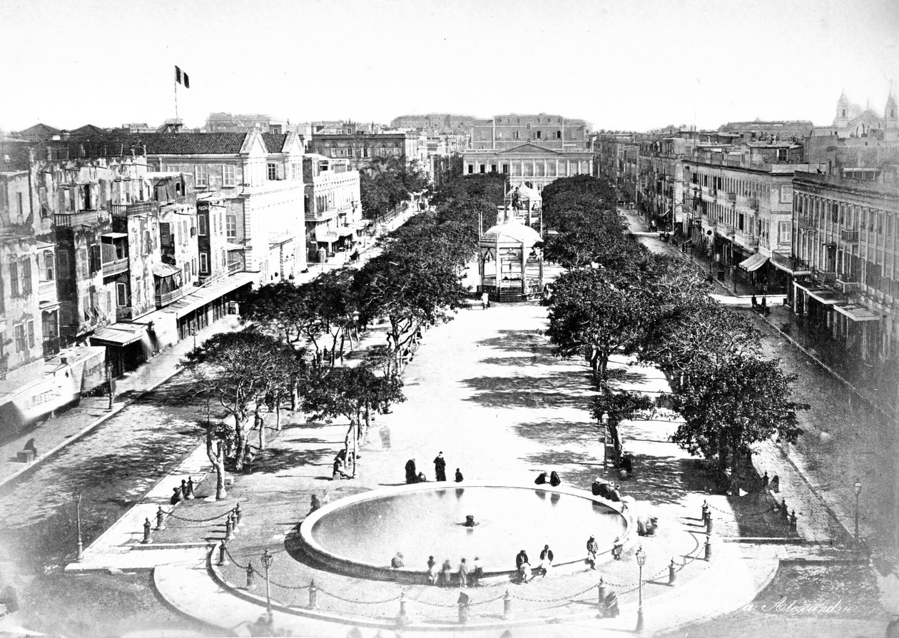The Grand Square, Alexandria, Egypten, c1910