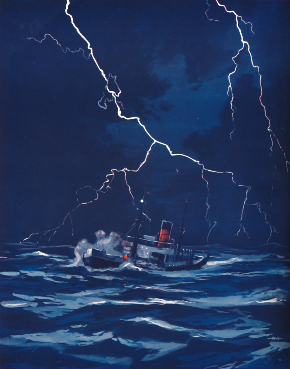 The Grandeur of the Lightning Flash, 1935 af Unbekannt