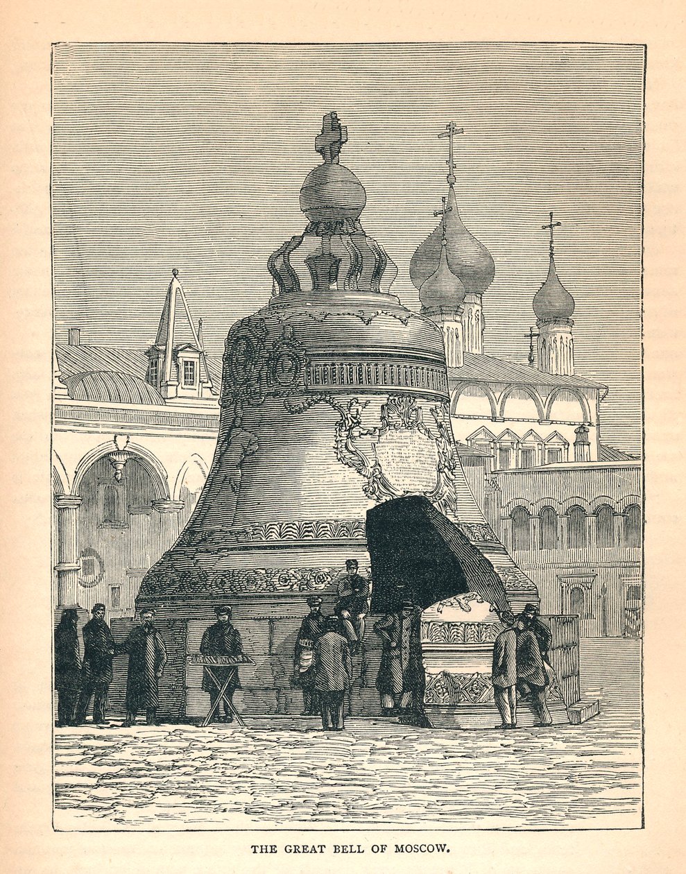 Den store klokke i Moskva, 1893 af Unbekannt