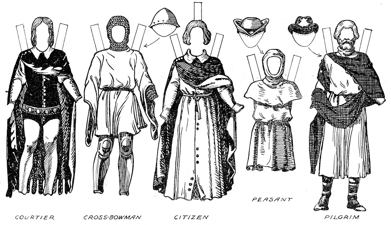 The Great Gallery of British Costume: Dress Worn In Edward The Thirds Reign, c1934 af Unbekannt