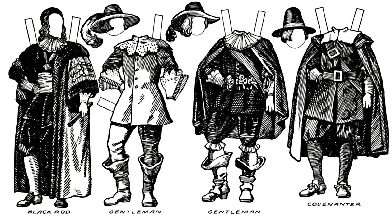 The Great Gallery of Historic Costume: Some Dresses of Charles The First Time, c1934 af Unbekannt