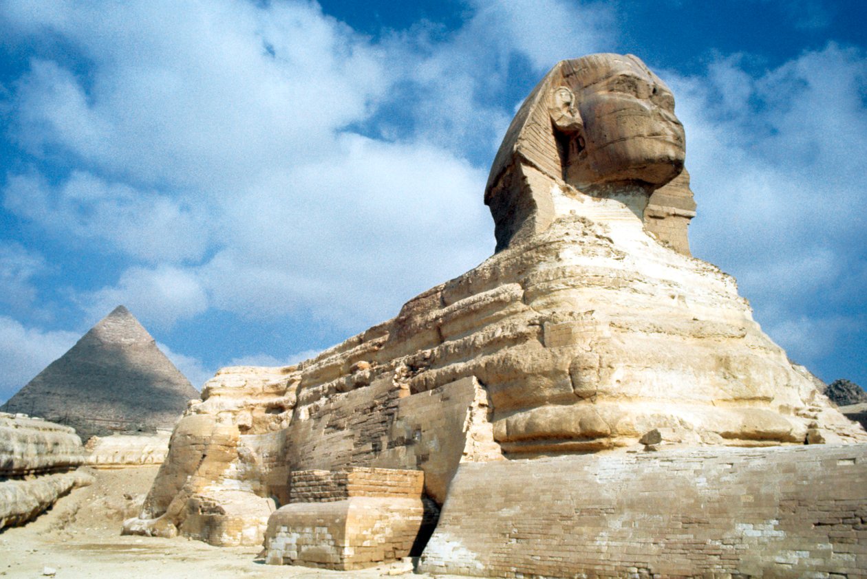 Den store sfinks i Giza, Egypten, 20. århundrede af Unbekannt