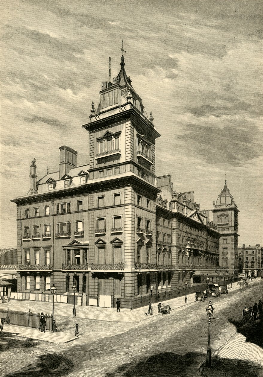 The Great Western Hotel, Paddington, c1876. af Unbekannt