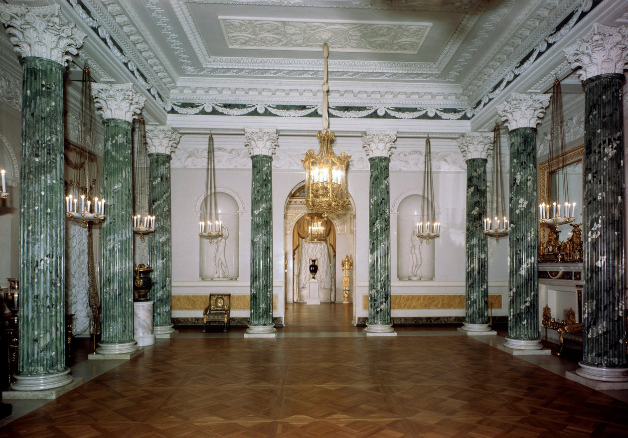 The Grecian Hall, Pavlovsk Palace, Skt. Petersborg, Rusland af Unbekannt