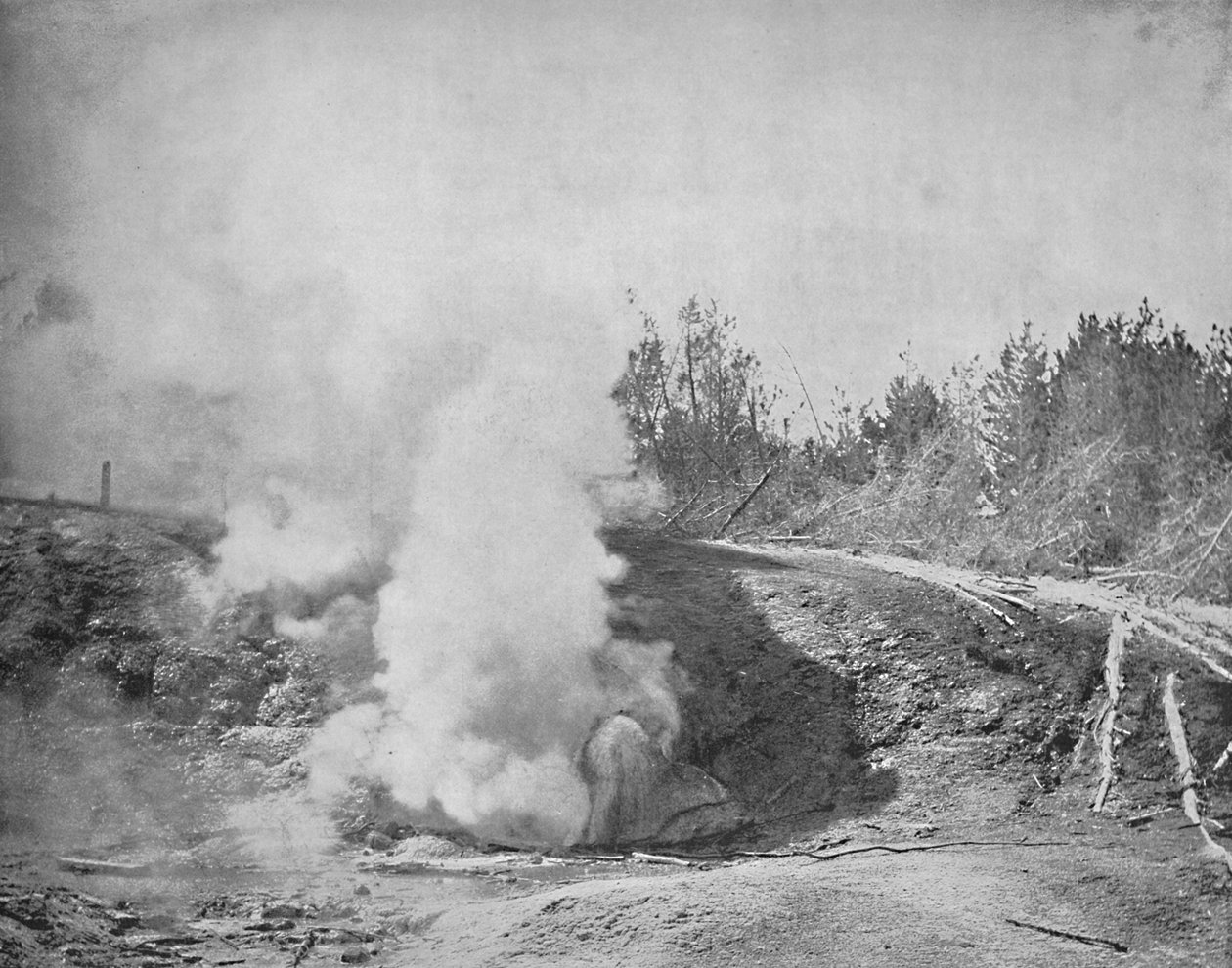 The Growler, Norris Geyser Basin, Yellowstone Park, c1897. af Unbekannt