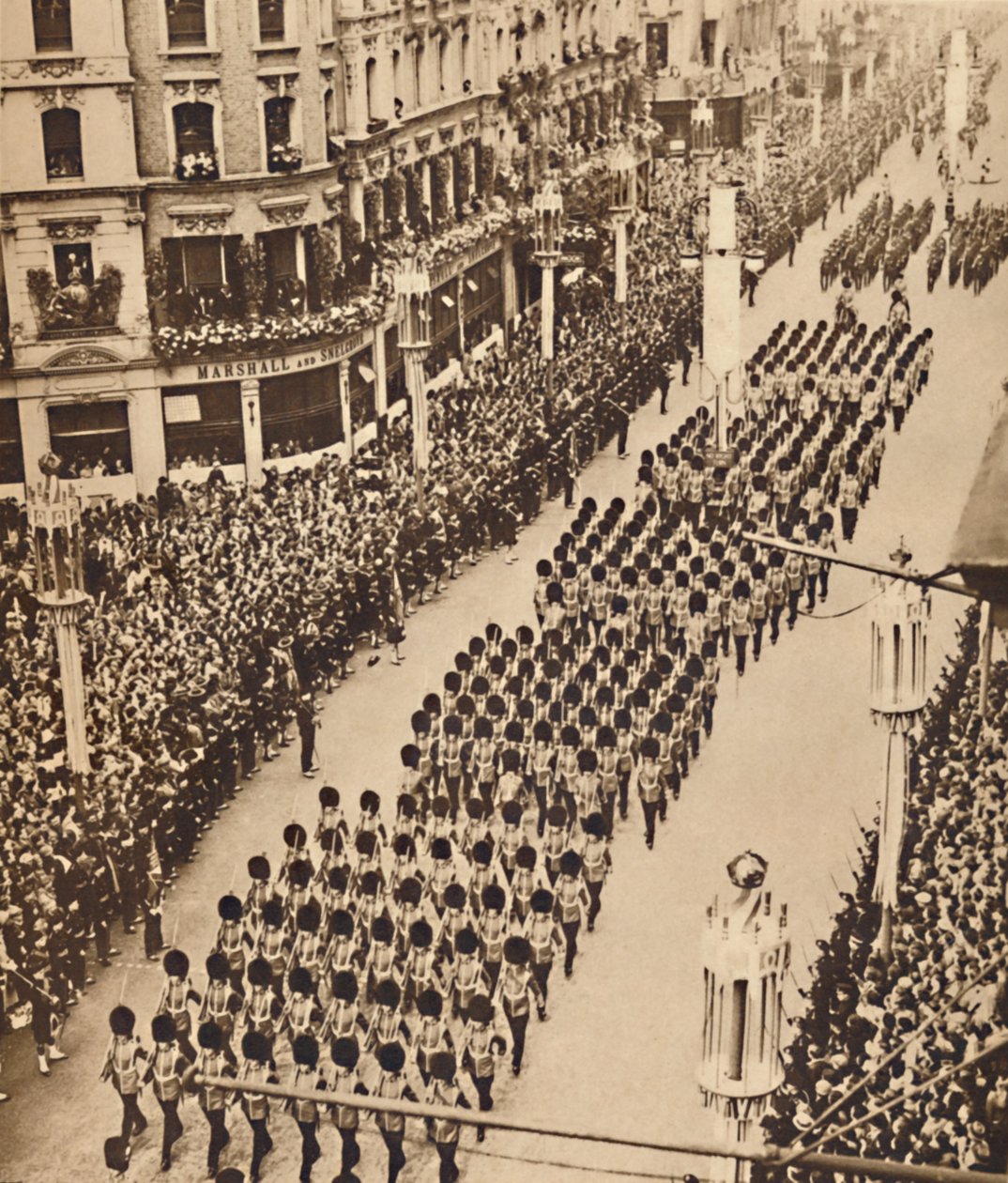 Vagterne i Oxford Street, 12. maj 1937 af Unbekannt
