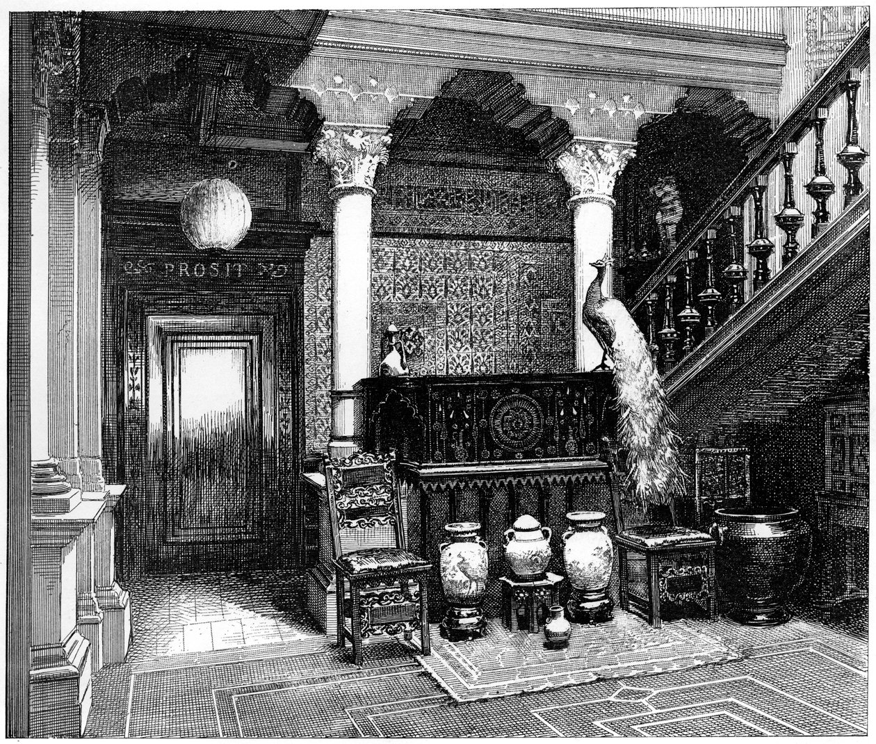 Salen, c1880-1882 af Unbekannt