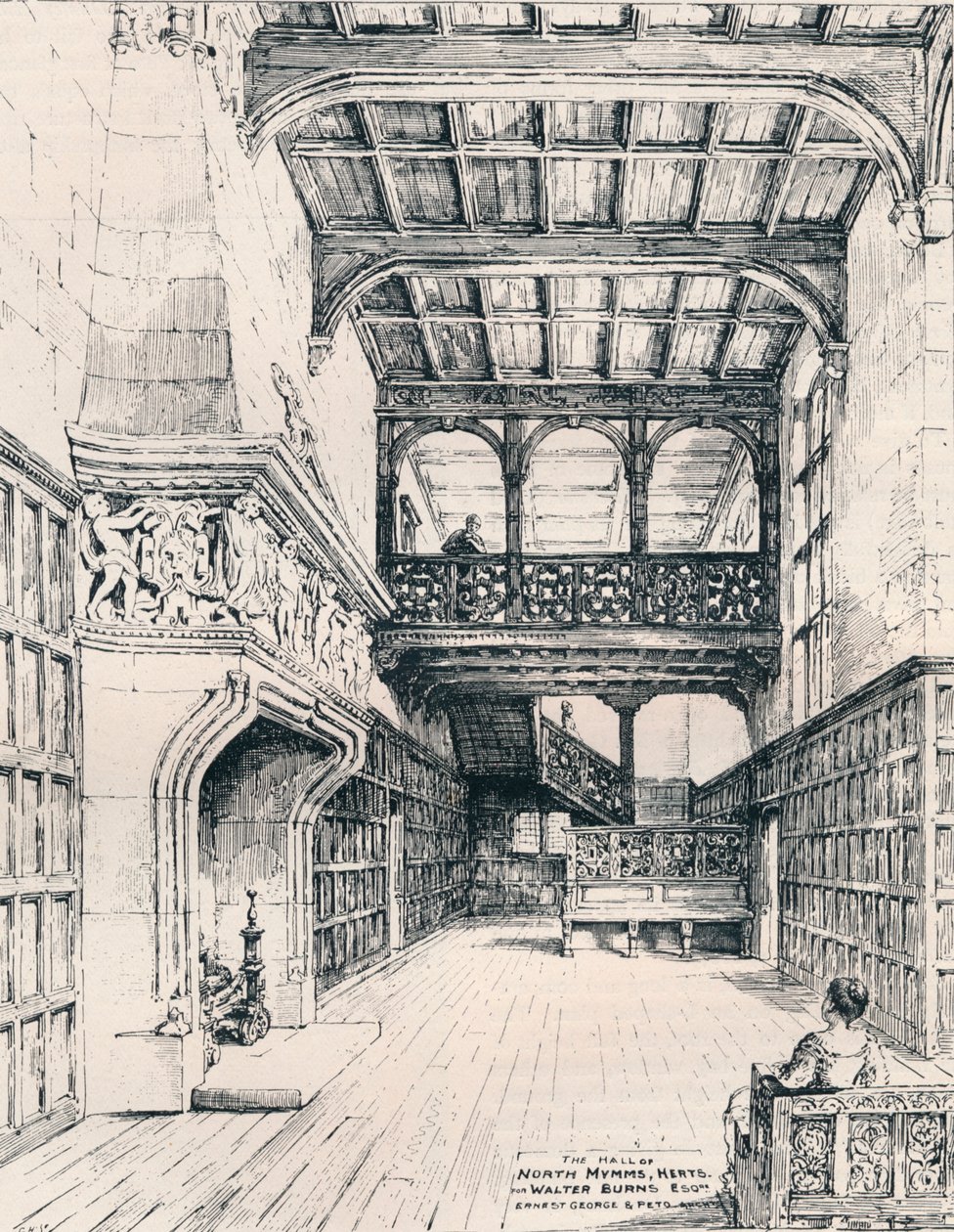 The Hall of North Mymms, Herts, 1898 af Unbekannt