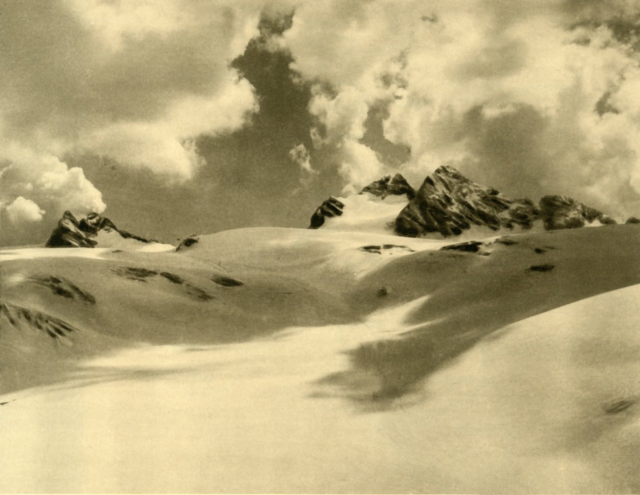 Hallstätter-gletsjeren, Dachstein-bjergene, Øvre Østrig, c1935. af Unbekannt