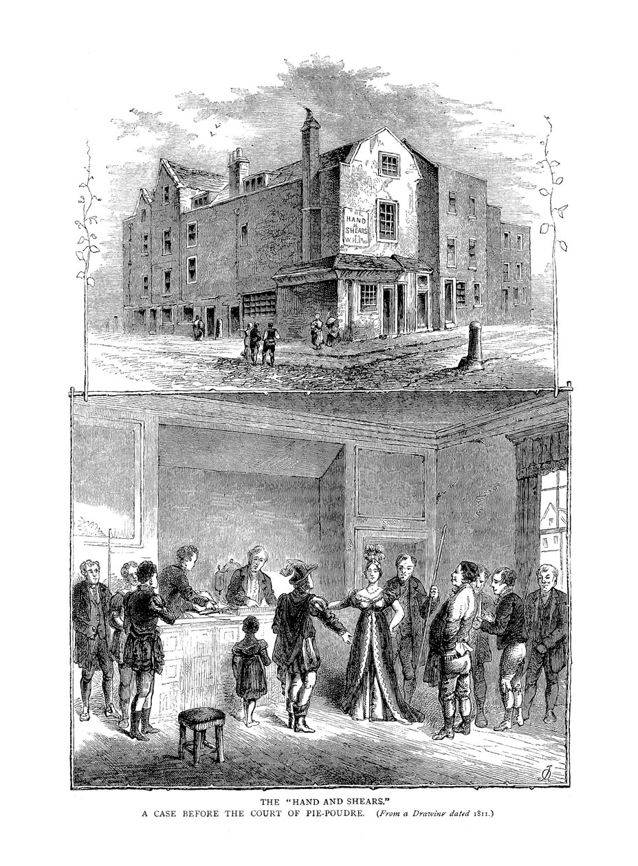 Hånden og saksen, 1878 af Unbekannt